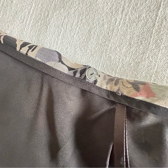 Vtg NWT Charter Club Y2K Silk Floral  Wrap Skirt Womens Sz 10 Office Corpcore - Picture 6 of 14